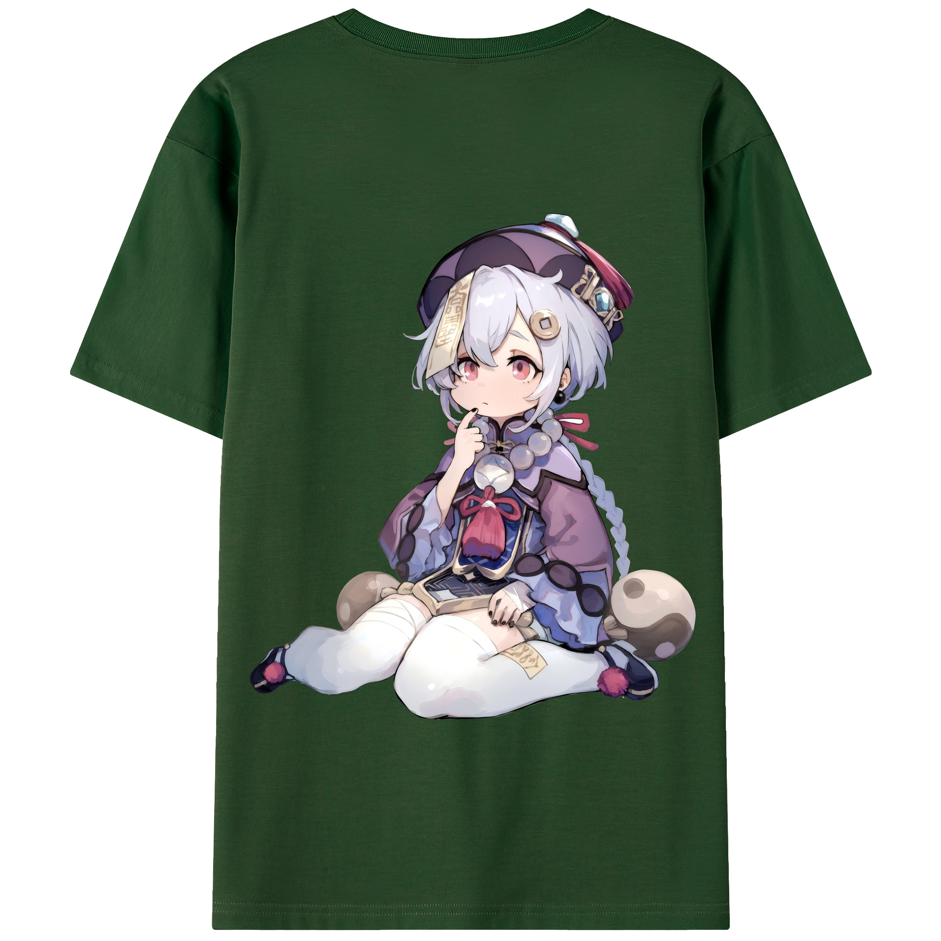げんし神 七七 なな  genshin Nana 綿100％半袖Tシャツ（背面プリント）